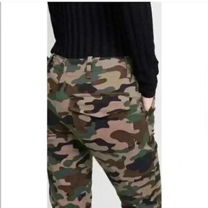 Nili Lotan Jenna Pants Coyote Brown Camouflage Size 4